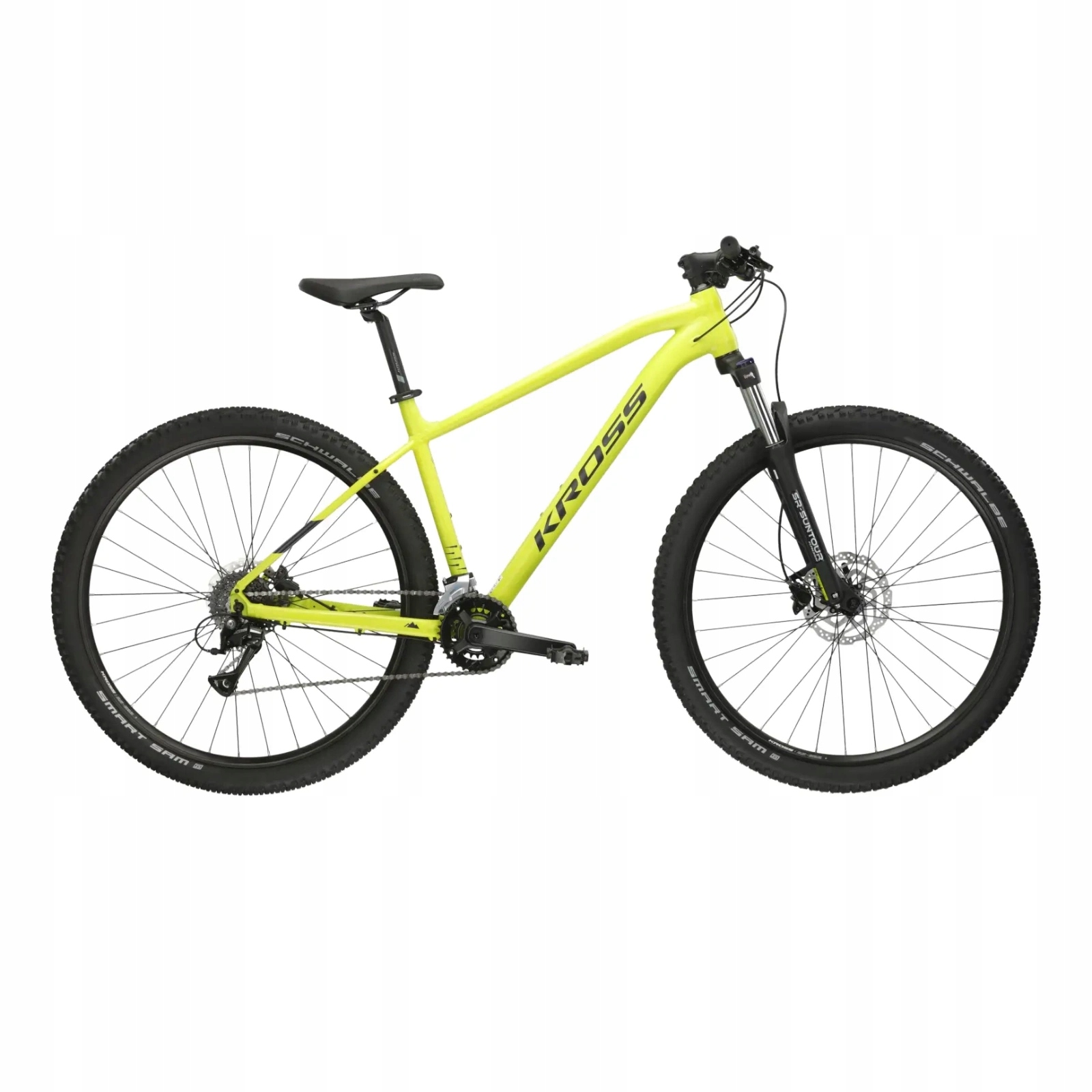 Rower Kross Mtb 29" Level 1.0 L limonkowo-czarny