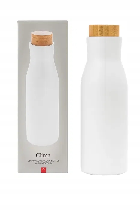Butelka próżniowa Termos Clima 500 ml, biały