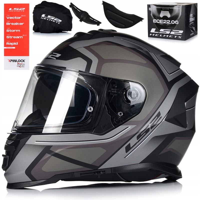 Motocyklová Prilba LS2 FF800 Storm II Faster Pinlock Blenda Ecer 22.06