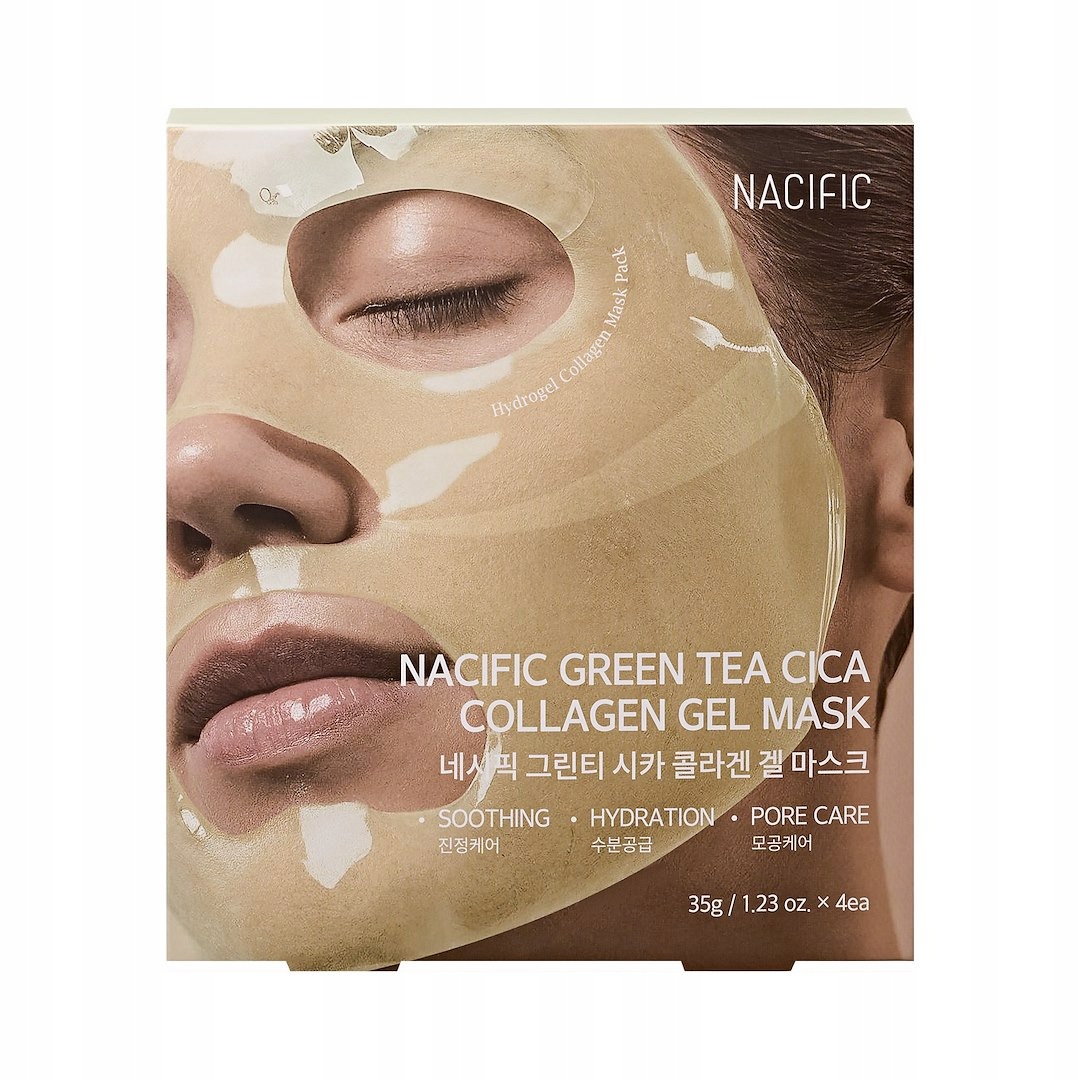 Nacific – Zelený čaj Cica Collagen Gel Mask