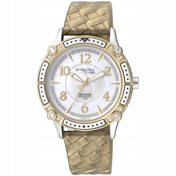 Dámské hodinky Qq DA75-504 zlaté