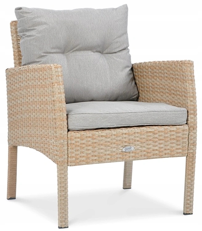 Zahradní křeslo Technorattan Cortina na terasu Zahrada Balkon béžová