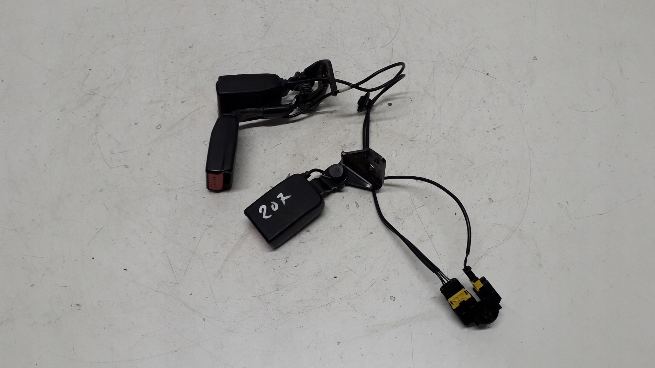 PEUGEOT 207 06- WPINKI ZAPINKI PASÓW TYŁ