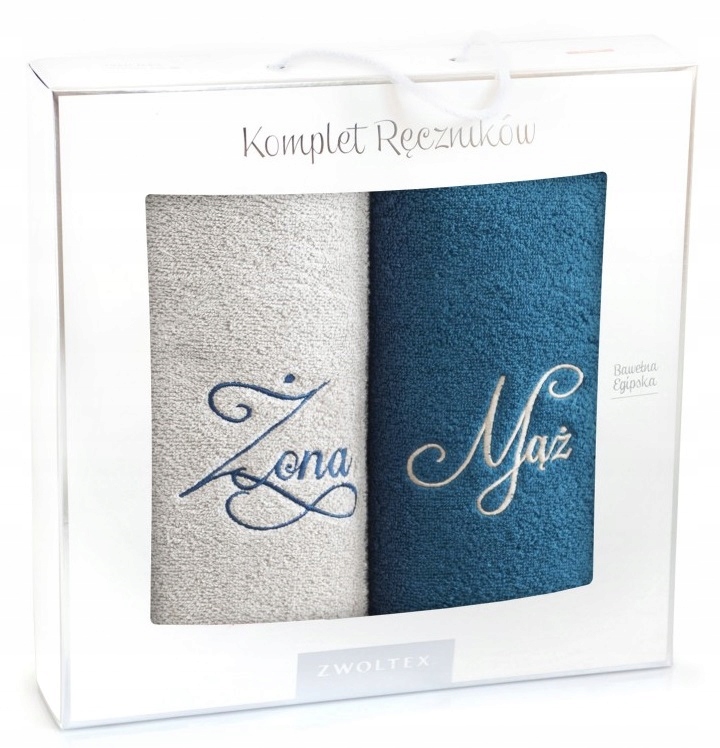 Komplet Ręczników Mąż/żona shea-tanzanit Zwoltex