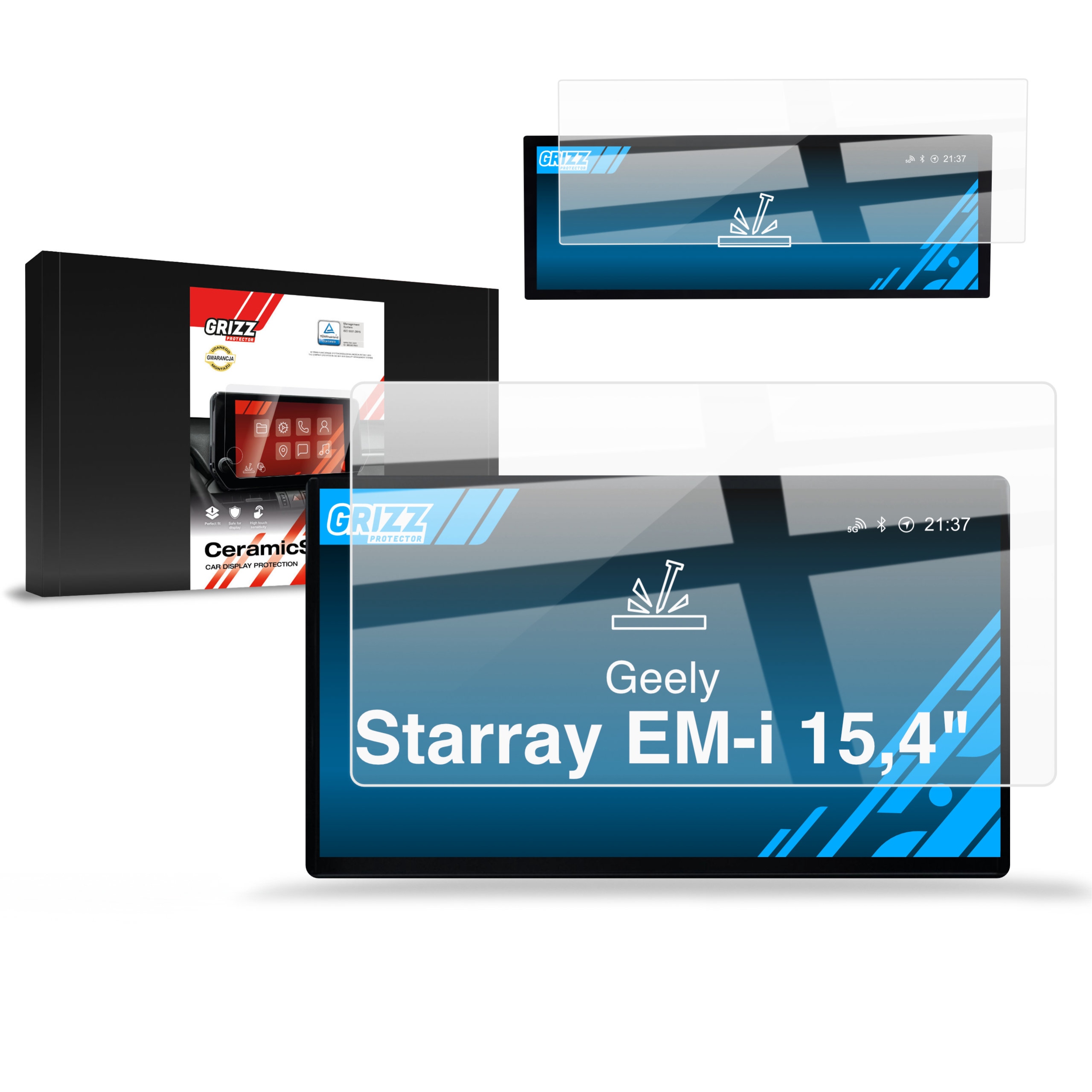 2v1 Fólie pro Geely Starray EM-i 15,4" (2025-2026)