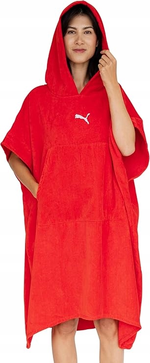 Puma Ručník Koupací Pončo Plážové Moření Dámský župan Vel.S/M