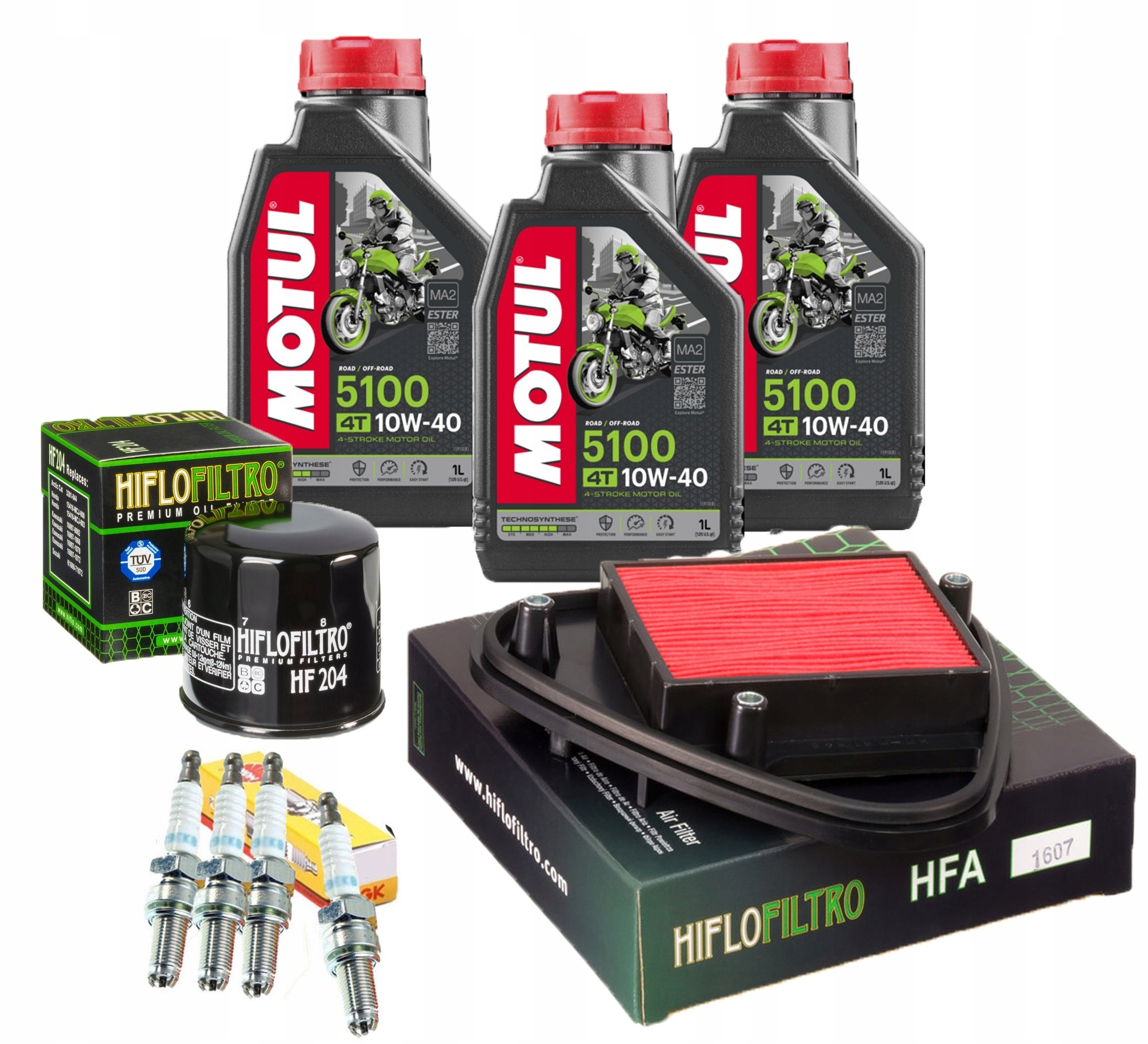 Olej Motul 5100 HONDA VT 600 SHADOW Filtr Świece