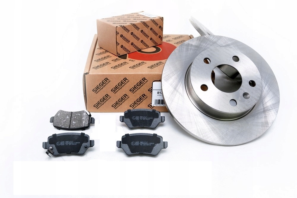 Диски 5 болтів + колодки LUCAS задній Opel ZAFIRA B