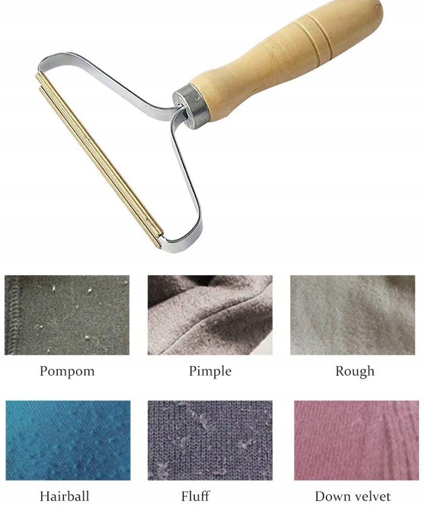 ROLLER Z DREWNIANĄ RĄCZKĄ DO USUWANIA KŁACZKÓW X2 Marka inna