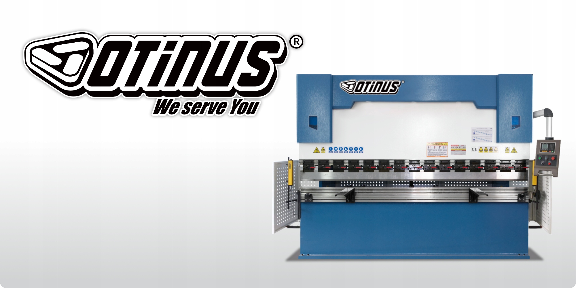 HYDRAULICZNA PRASA KRAWĘDZIOWA CNC KRAWĘDZIÓWKA 250X3200 ESTUN Marka Otinus