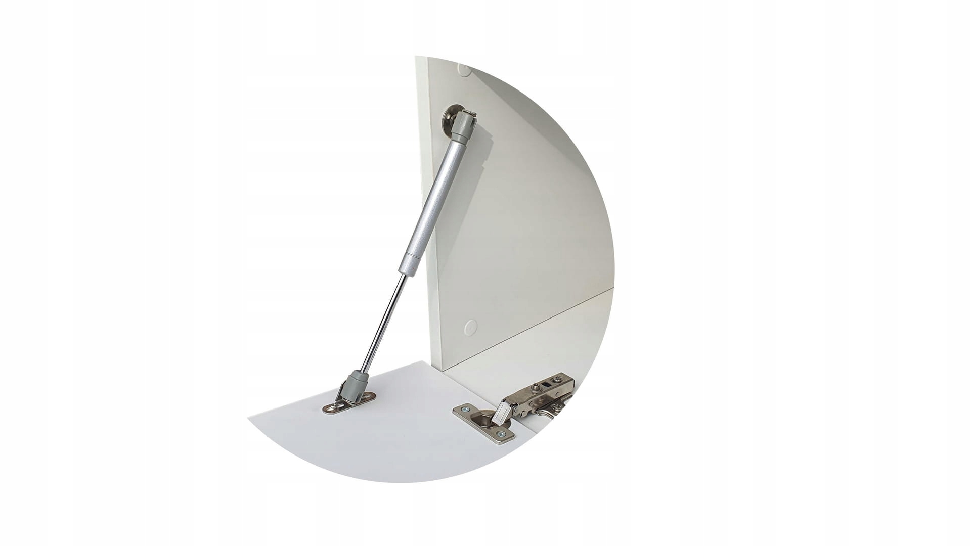 Nowoczesna szafka RTV wysoki połysk 270cm Montaż meble do samodzielnego montażu