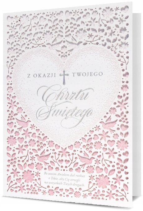 PAMIĄTKA CHRZTU ŚWIĘTEGO KARTKA - PAN DRAGON