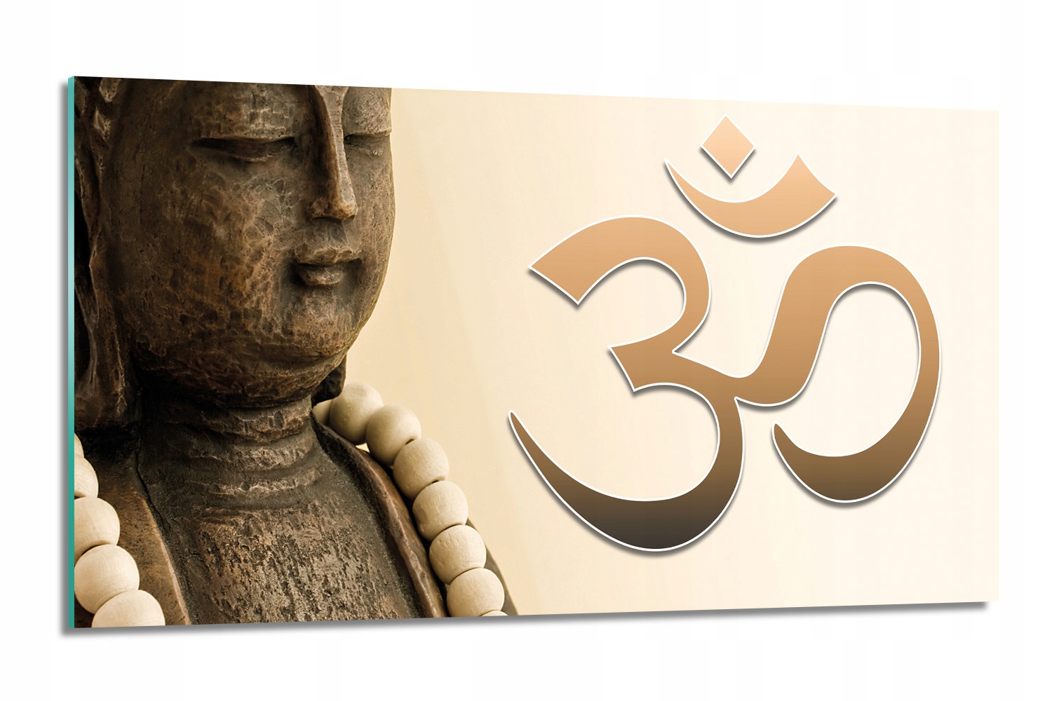 skleněná deska Buddha kuchyňská socha 120x60 nástěnná