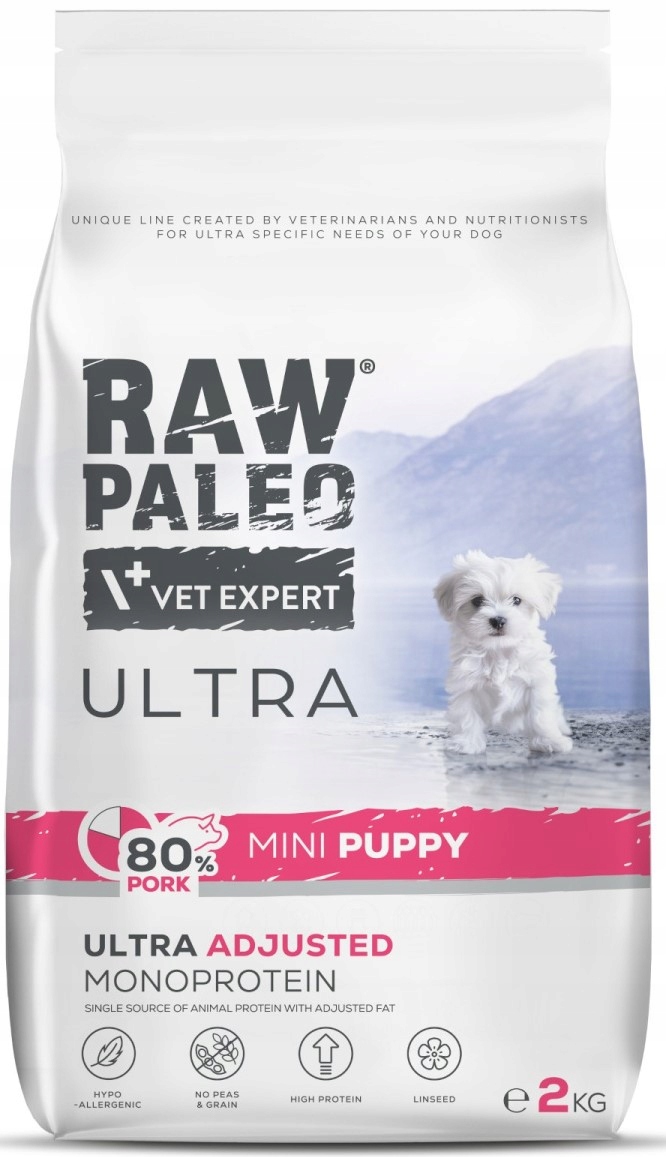 VetExpert Raw Paleo Ultra Pork Mini Puppy 2kg
