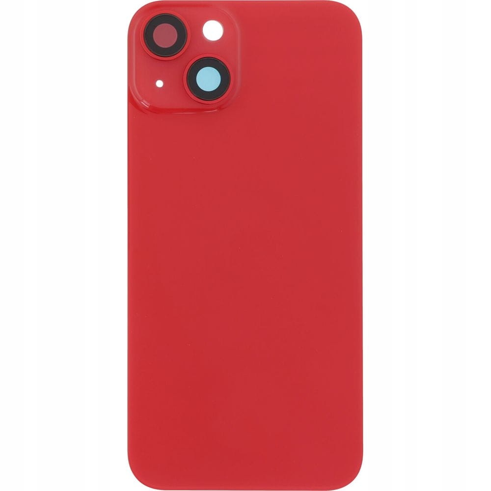Tylna szyba klapka baterii panel tylny ramka do iPhone 14, czerwona