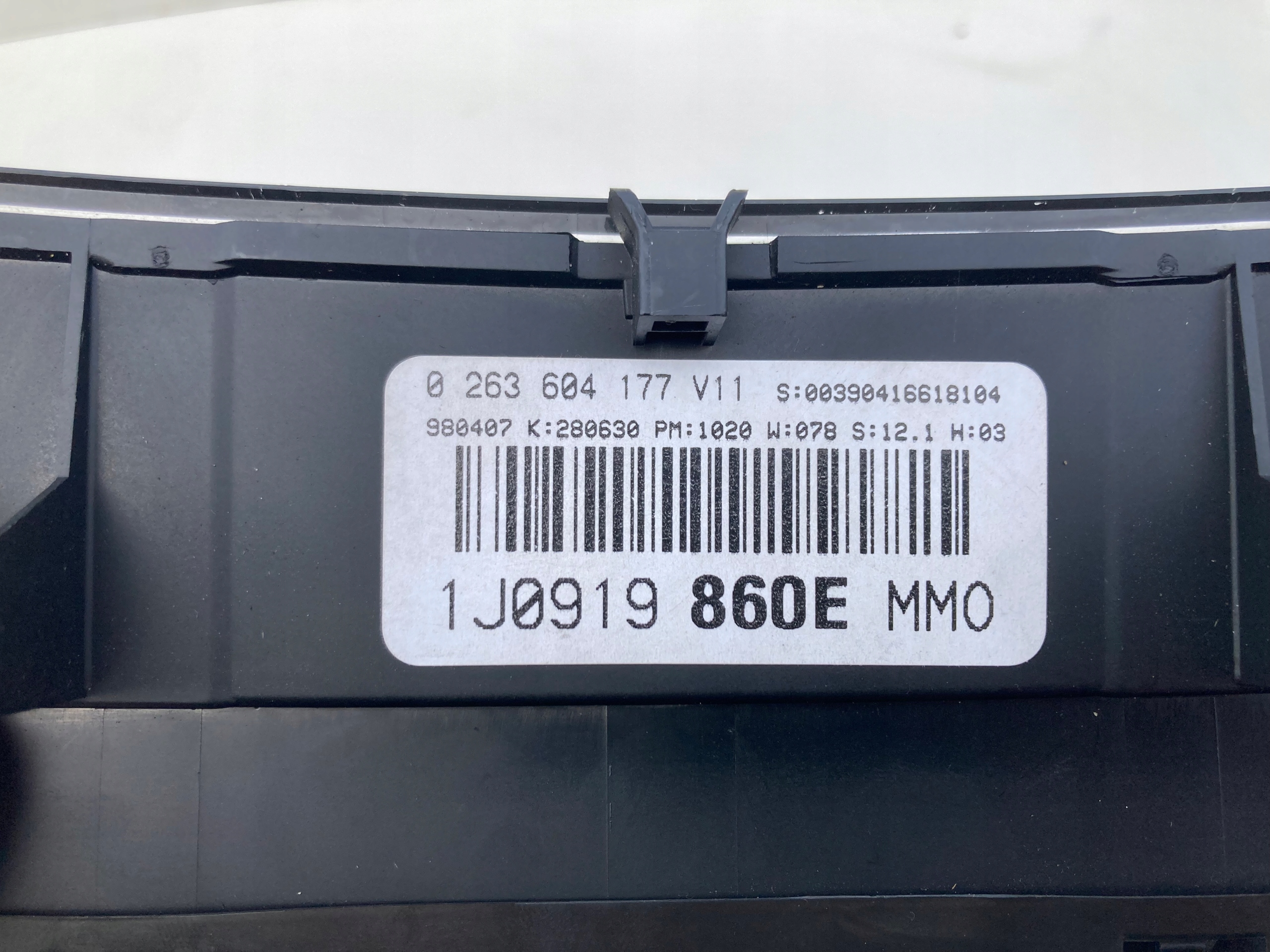 dials dials Volkswagen GOLF IV petrol 1J0919860E OEM