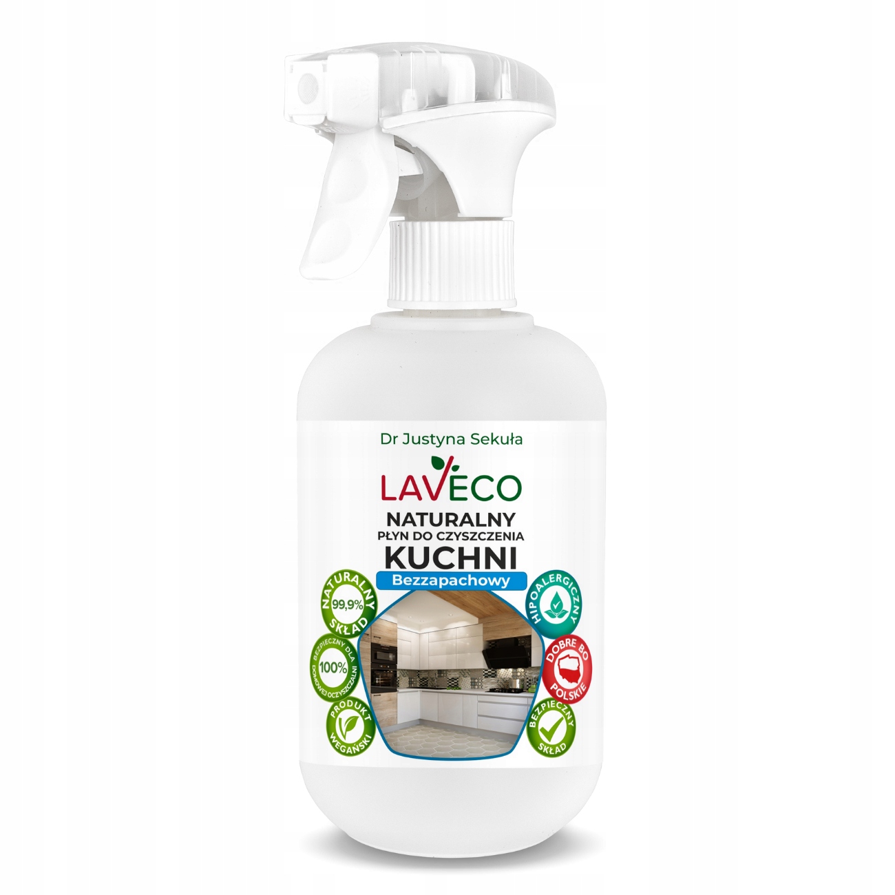 Levně 3X Přírodní čisticí prostředek do kuchyně – 0,5 l – bez zápachu