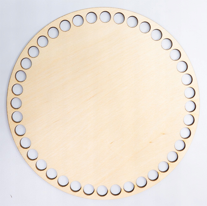 SZYDEŁKO BAZA DO KOSZYKA SPÓD DNO ZE SKLEJKI 14CM