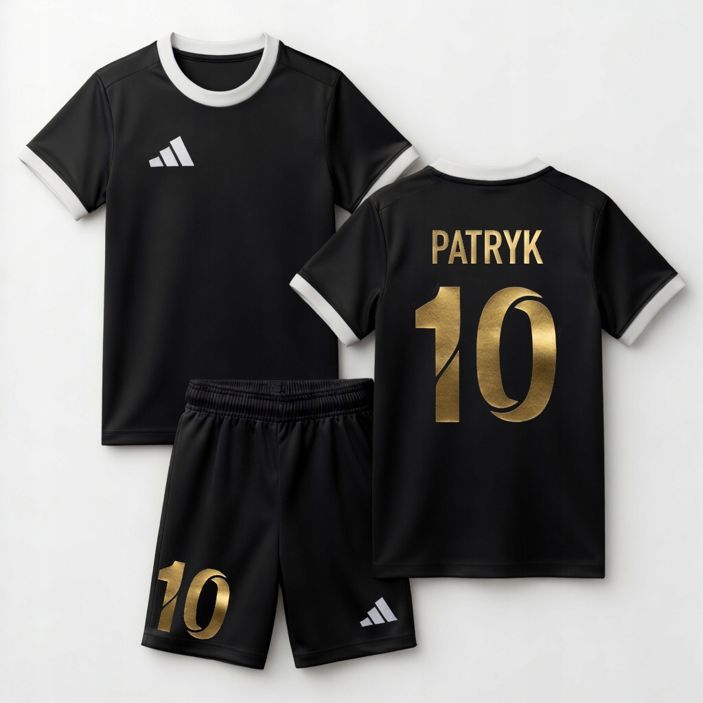 Strój Piłkarski Adidas dla dzieci Twój Własny Napis Imię Numer Wf 140
