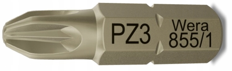 

Bit Wera 855/1 Z 072084 25mm 1/4 " Pozidriv mocny