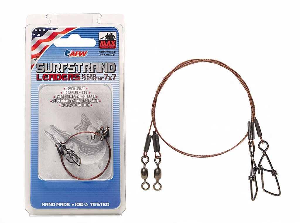 

Spinningowy Przypon Stalowy Max 45kg-50,0 cm