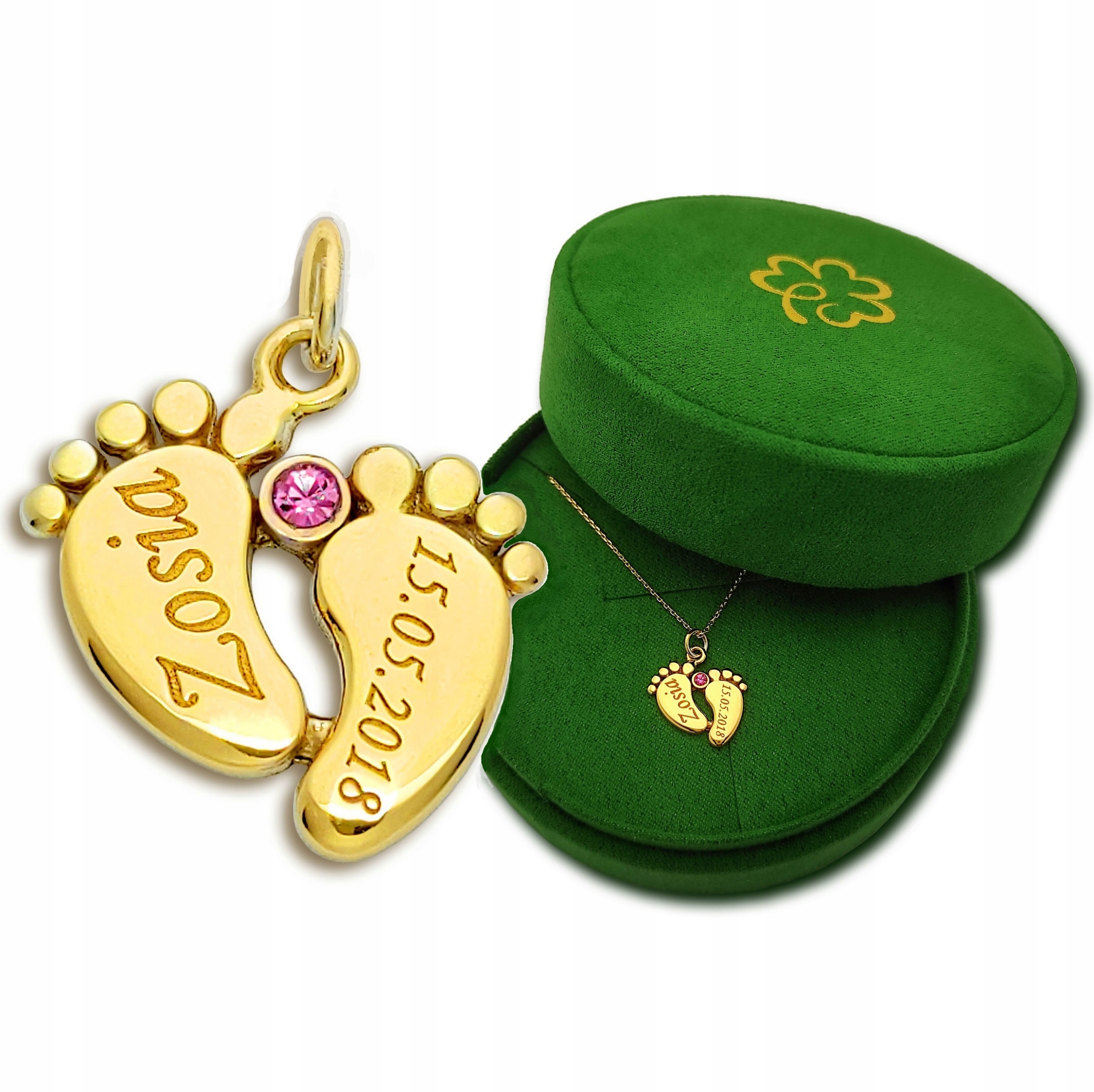 

Zawieszka Złote Stópki Dla Mamy Stopy +grawer 333