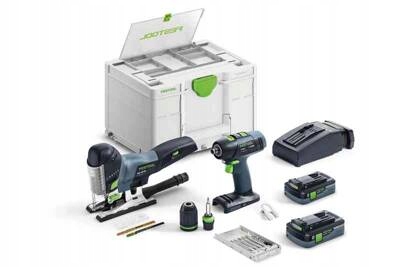 Festool Zestaw montażowy wkrętarka T18+3 wyrzynarkaPSC 420 Hpc I-Set 577630