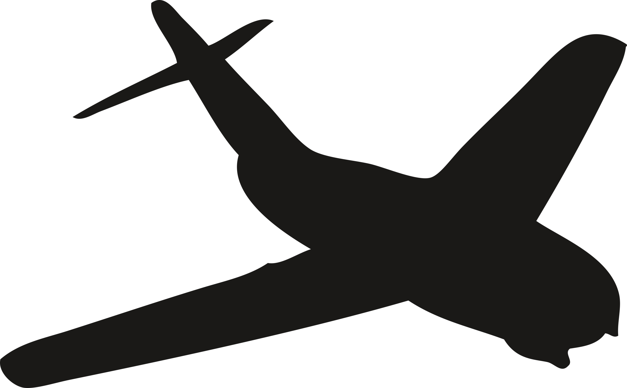 Автомобильная наклейка силуэт авиации авиации