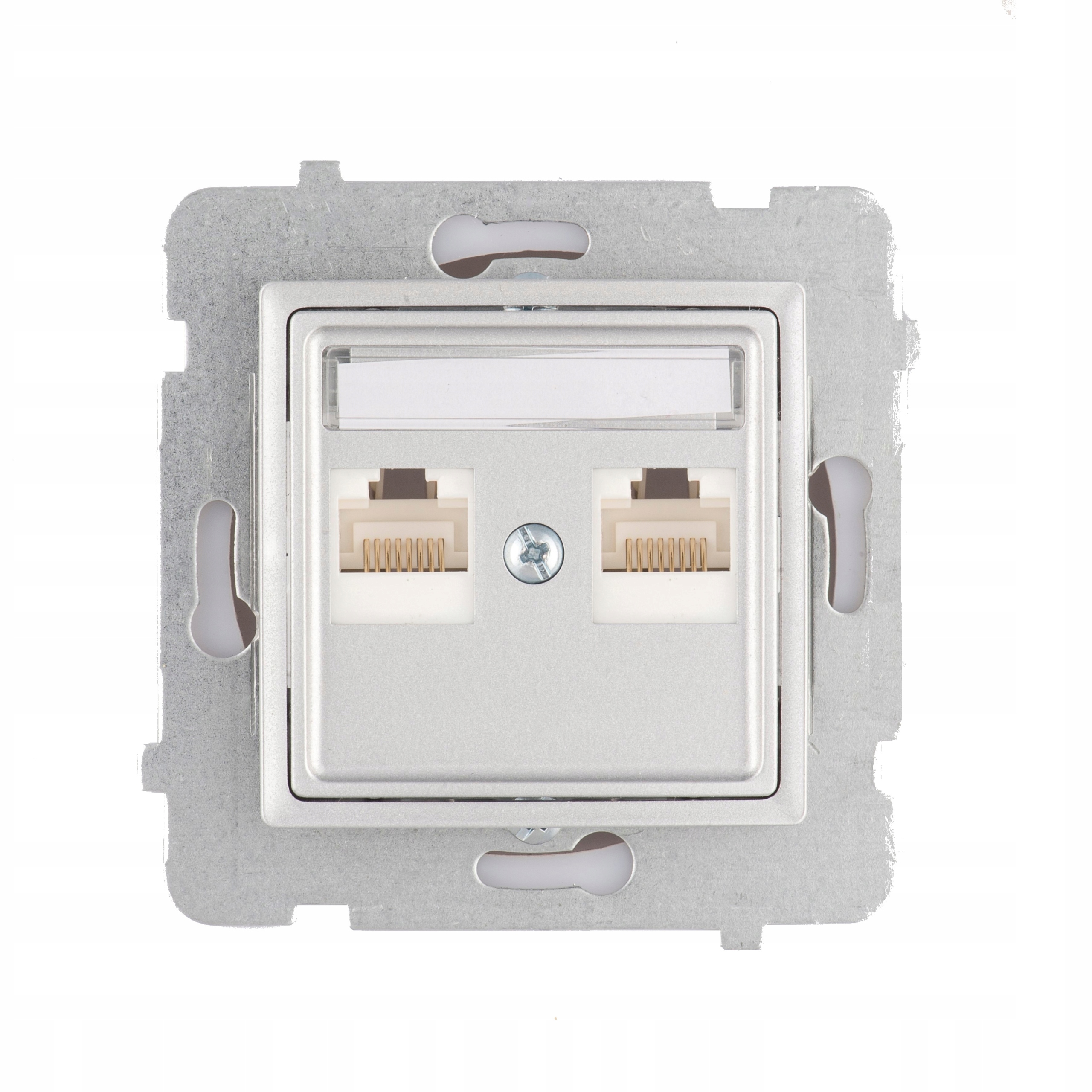 Polmark Rosa Počítačová zásuvka RJ45, dvojitá