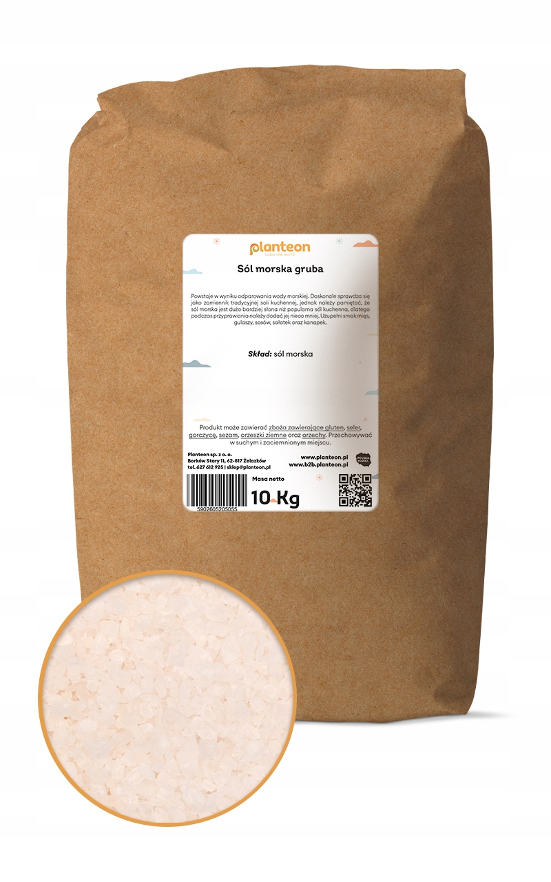 Hrubá mořská sůl 10 kg