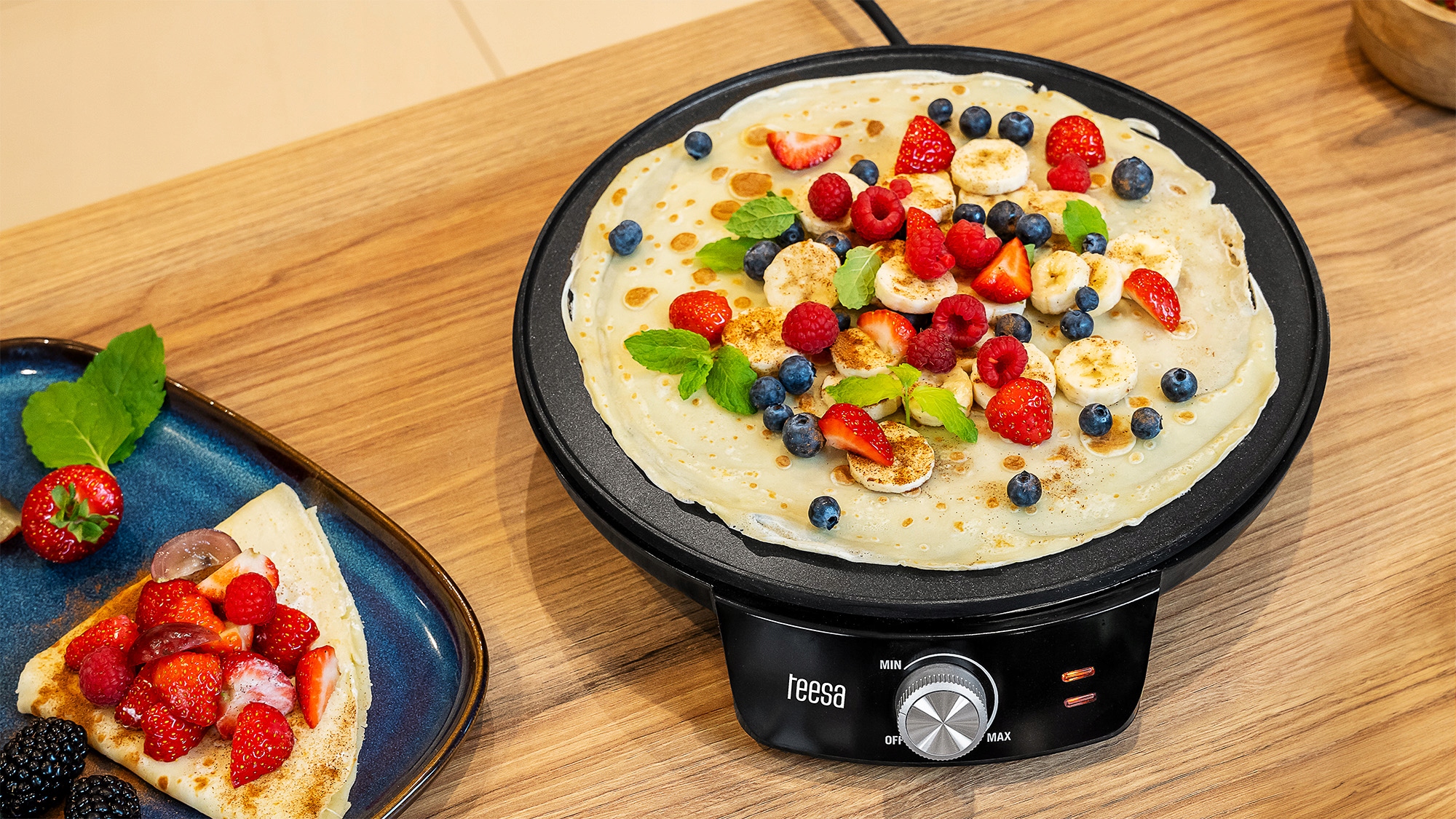 Naleśnikarka patelnia elektryczna do naleśników Teesa 30cm 1200W MOCNA Moc 1200 W