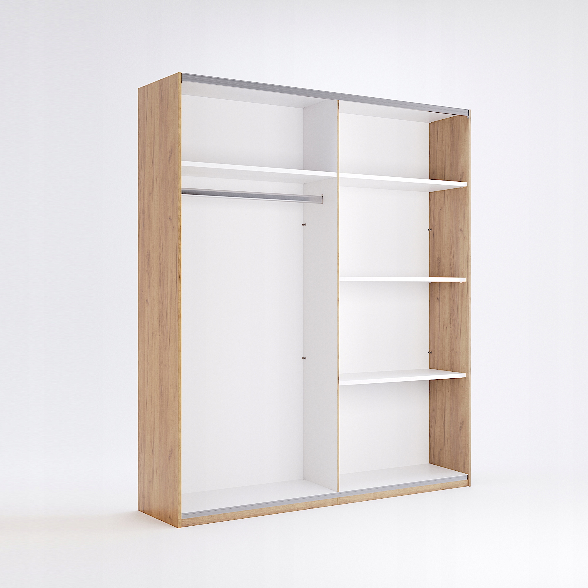 Dodatkowe PÓŁKI do Szafy Przesuwnej 150 cm Marka inna