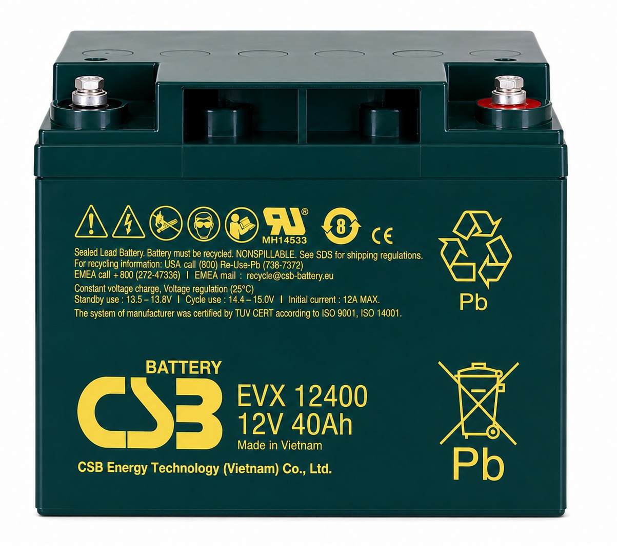 Akumulator Deep cycle 12V 40Ah bateria do zasilania urządzeń i systemów Pv