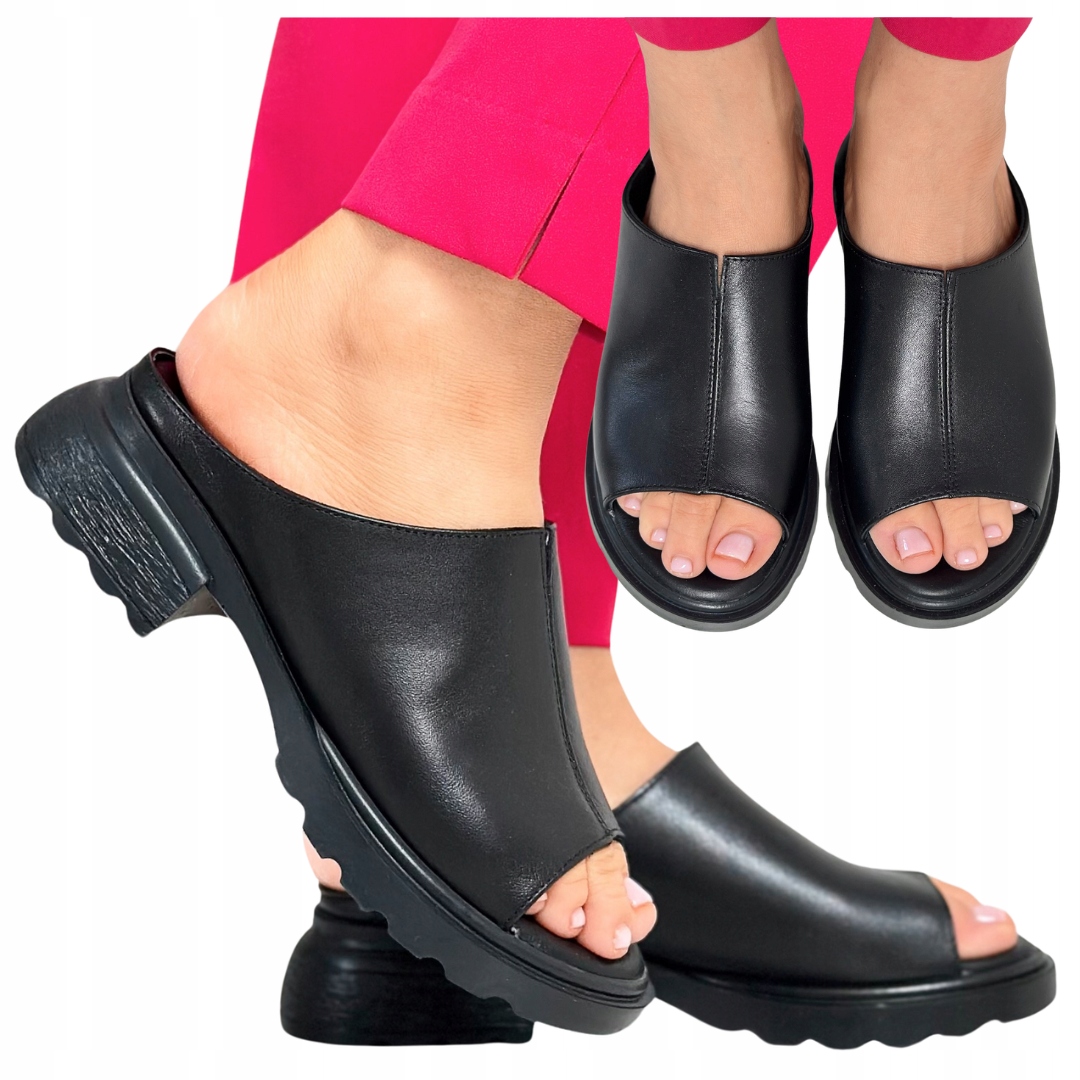 Nazouváky pantofle Boccato 020.1064 Kožené Elegantní 38 Obuv Letní boty