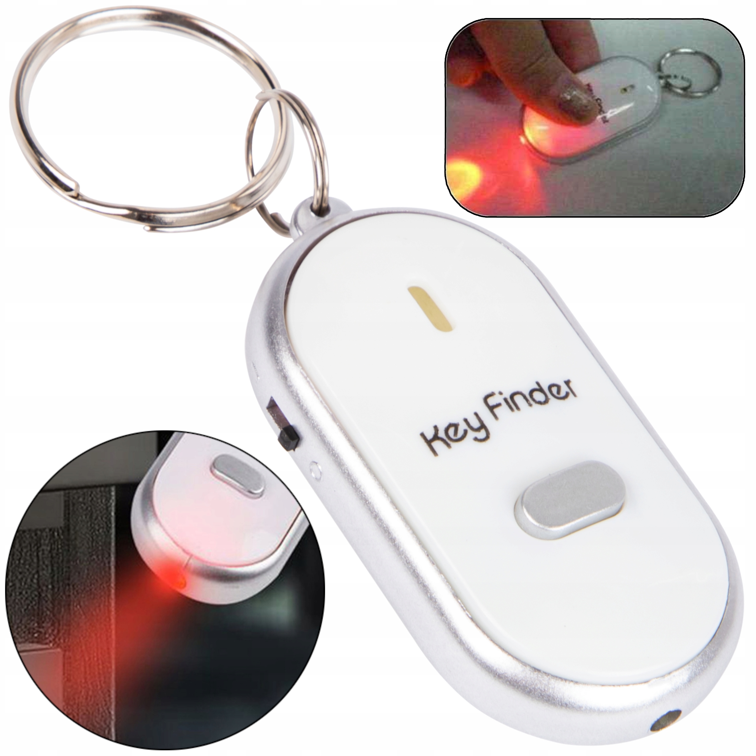 

Brelok Lokalizator kluczy na dźwięk Key Finder