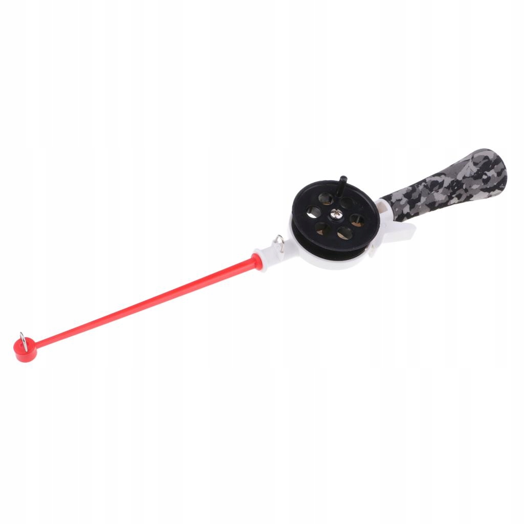 de-Mini Winter Fishing Rod Ice Fishing Rod with Reel for Beginner Children