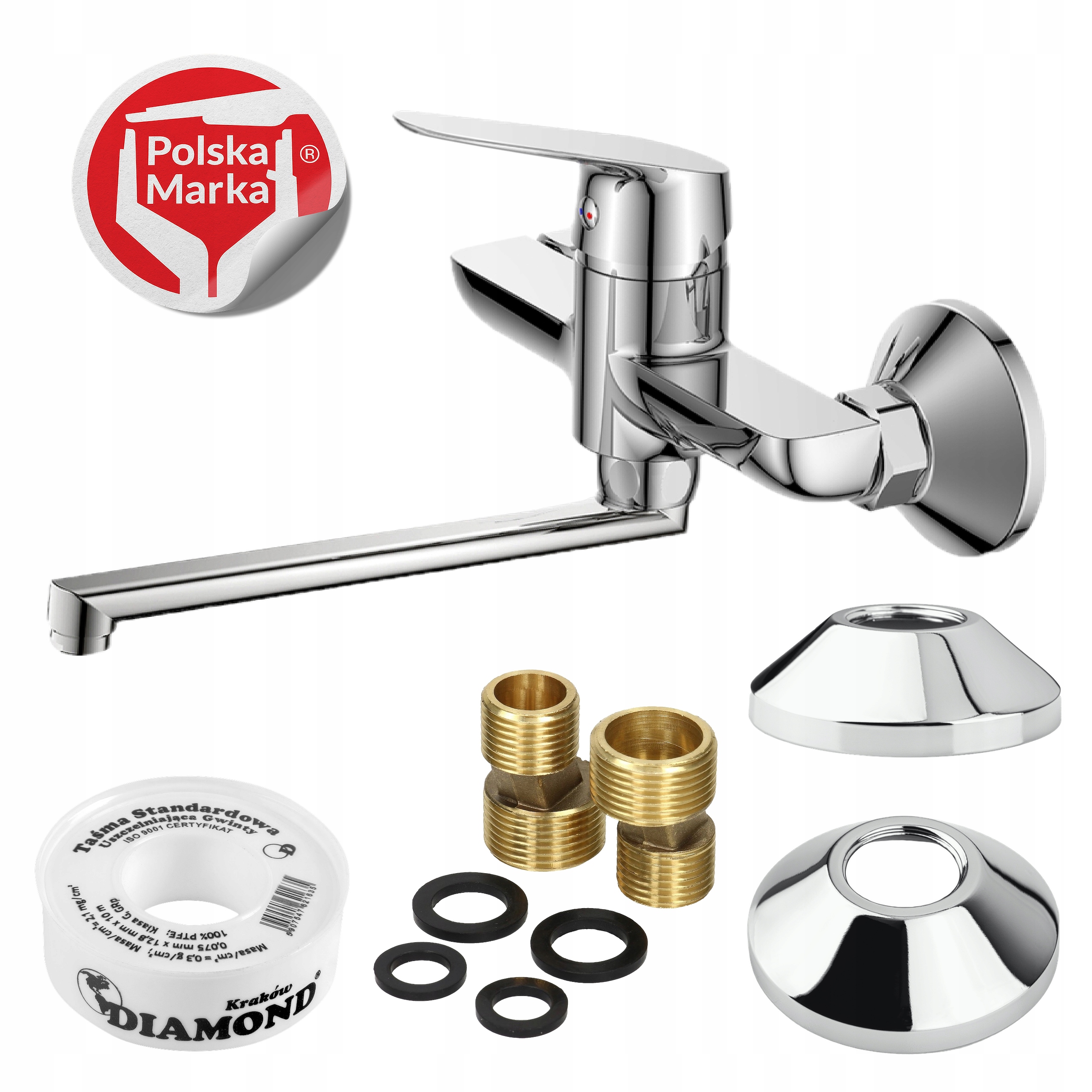 Nástenná umývadlová batéria na stenu Vylevka 20 25 kúpeľňová armatúra