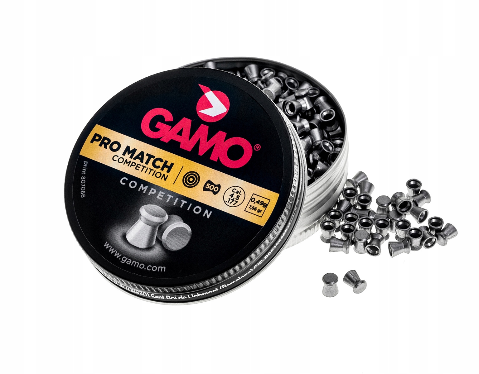 

Śrut Gamo Pro Match 4,5 mm 500 szt. Diabolo