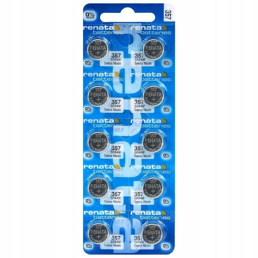 Stříbrná baterie Renata 357 Sr 44 SR44 SR44W SR44SW
