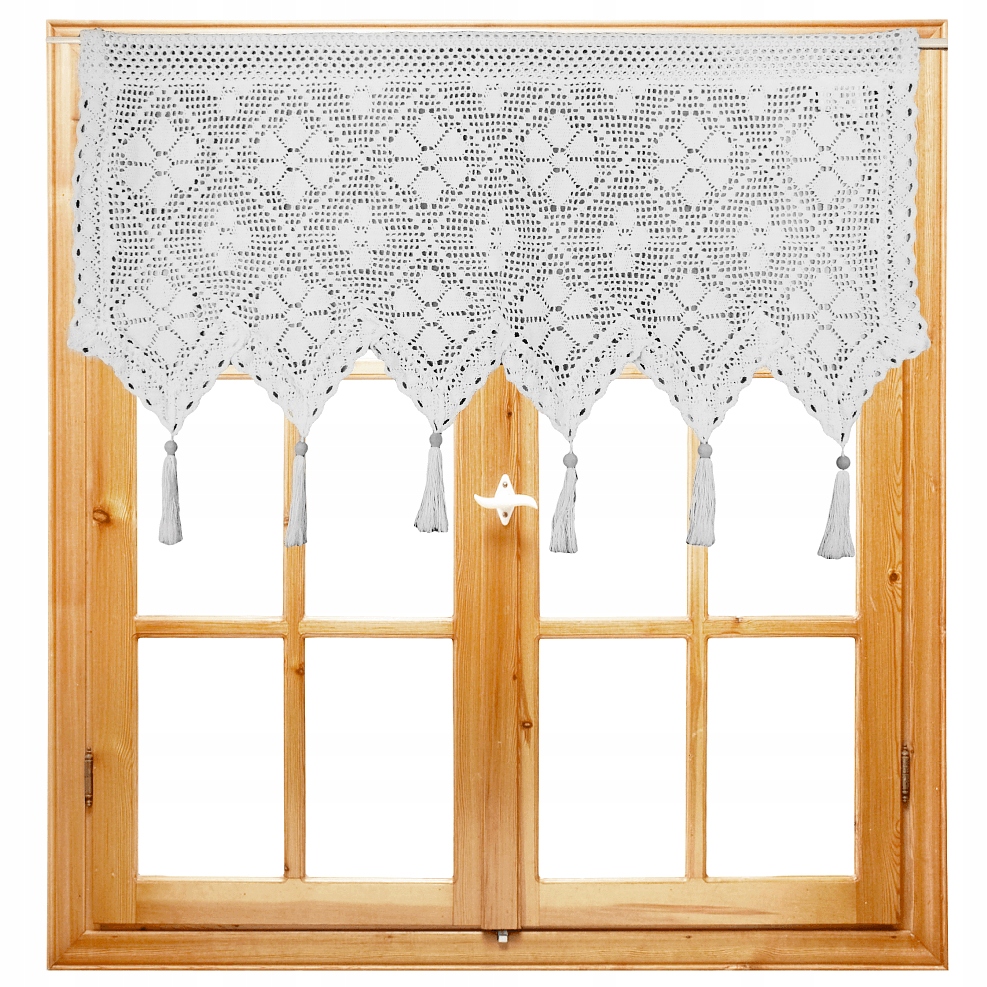 

Zasłona do kuchni Firanka zasłonka Biała 30x150 cm