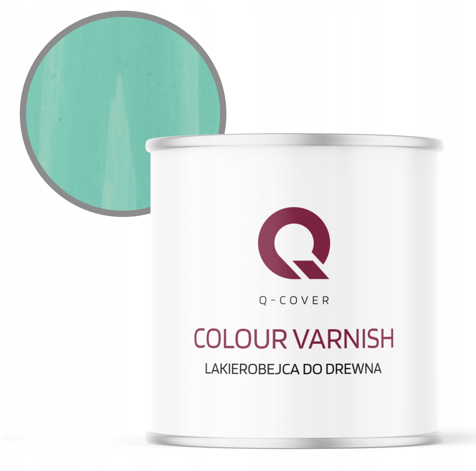 Rychleschnoucí lak na dřevo Ochranný nátěr na dřevo 2,5L Tyrkysový polomat