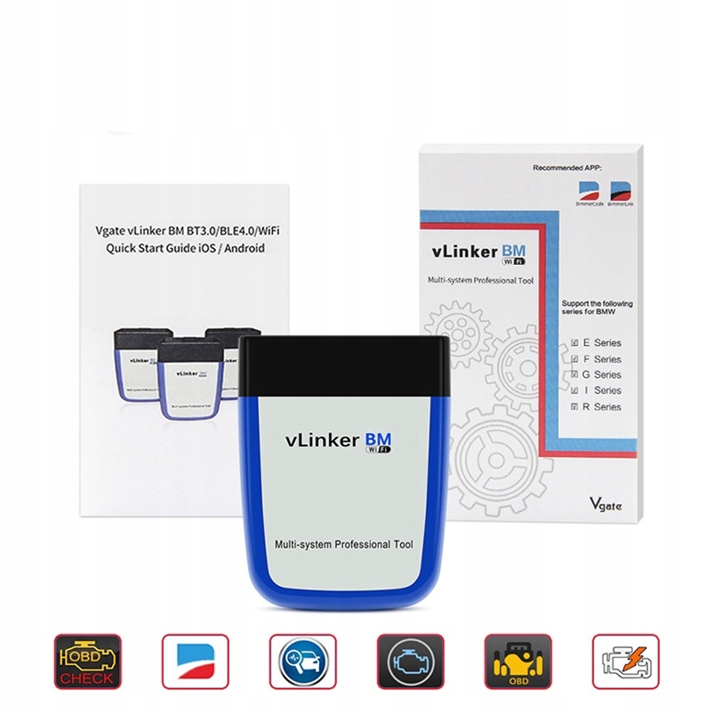 BM WIFI BimmerCode kodowanie OB Bluetooth 3.0 Kod producenta 060635