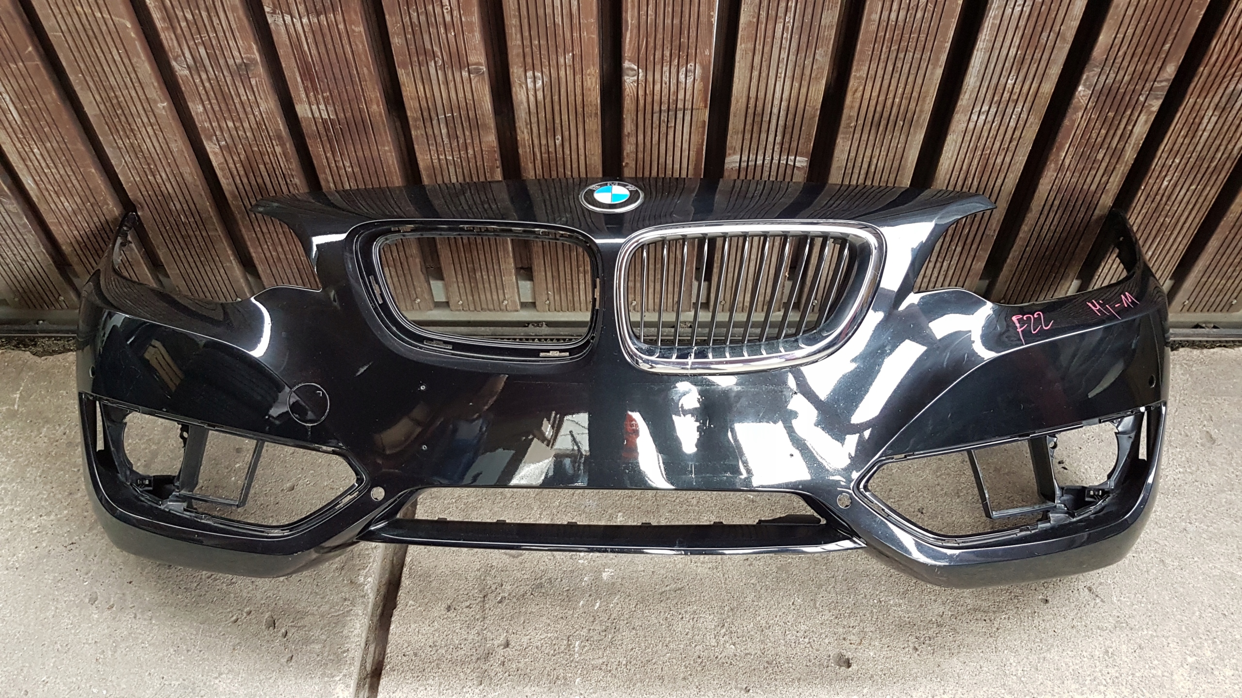 front bumper BMW SERIA 2 F22 BLACK SAPHIRE