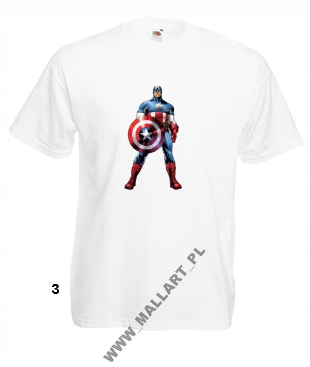 

Tshirt Kapitan America America Wzory