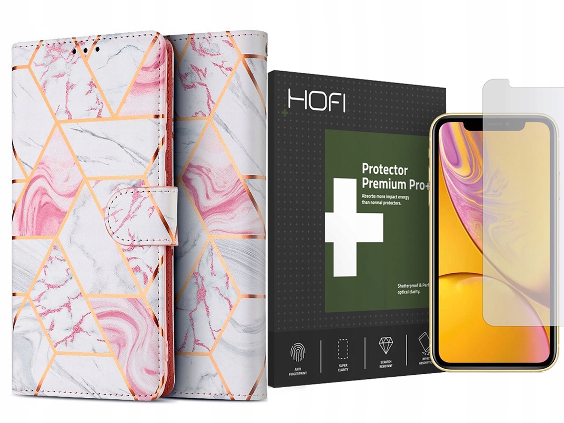 

Etui Z Klapką Portfel Obudowa Do Iphone 11 +szkło