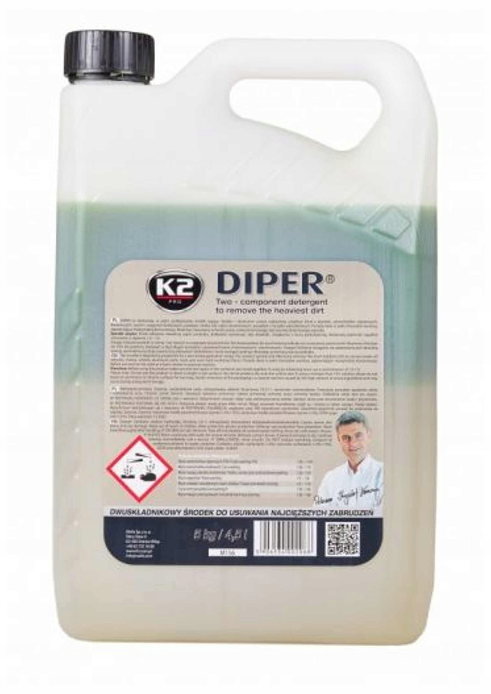 

K2 Diper 5KG Dwuskładnikowa Silna Piana Aktywna