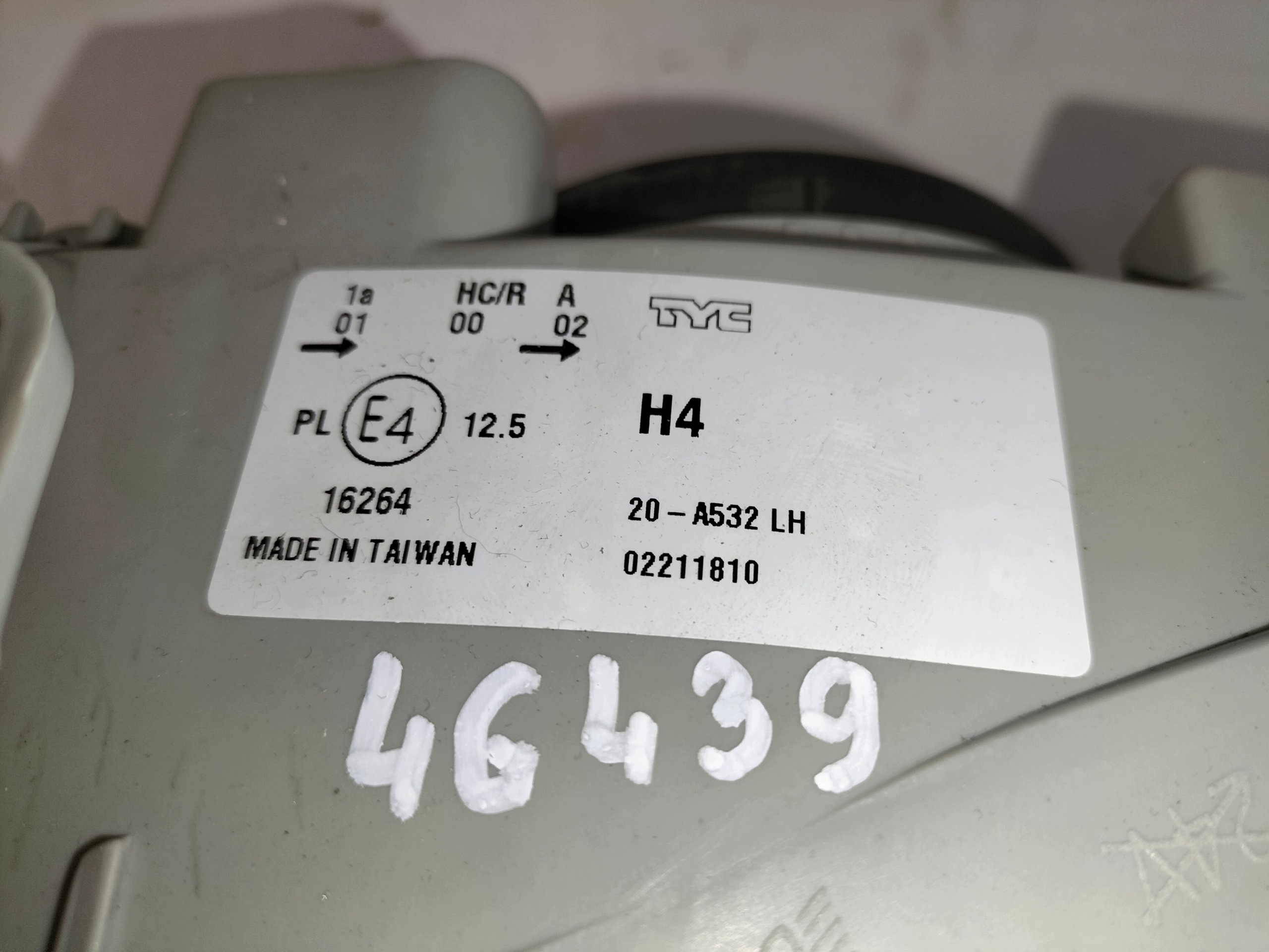 light front reflektor left CHEVROLET AVEO T200 03-06 HB KALOS 03