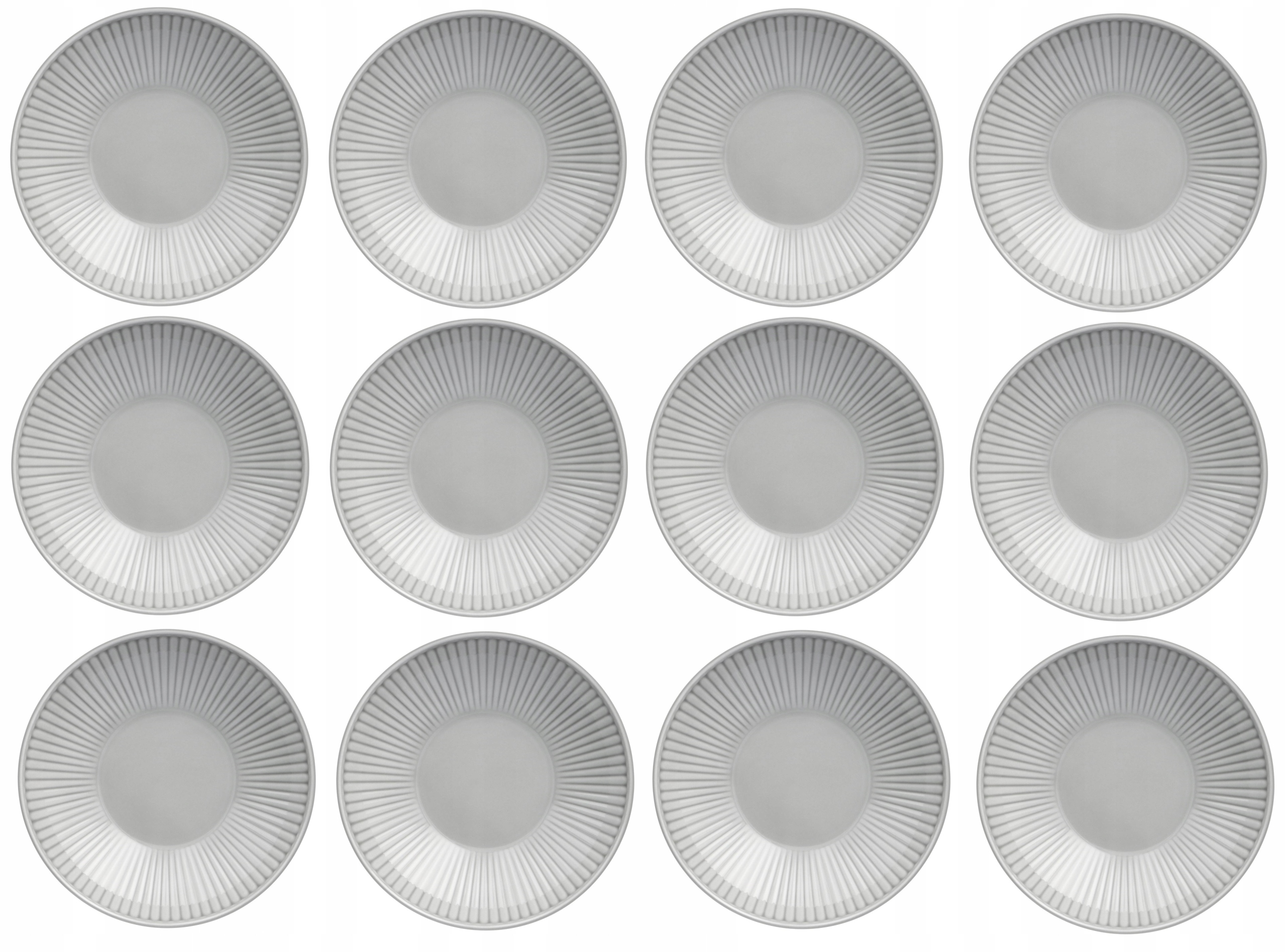 CHODZIEŻ DALIA GL06 SIWA 12x TALERZ GŁĘBOKI 21,5cm