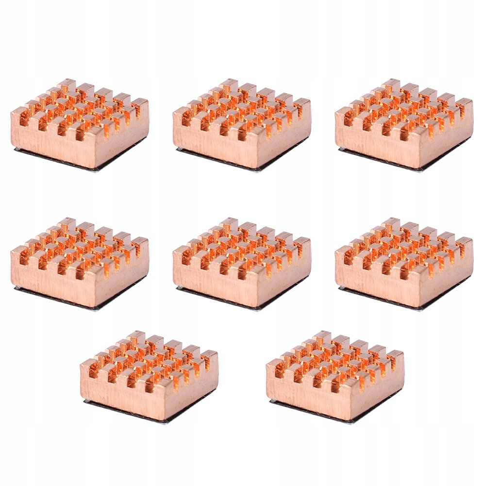8 SZTUK Czysta Miedź RAM CPU Radiator Płetwa