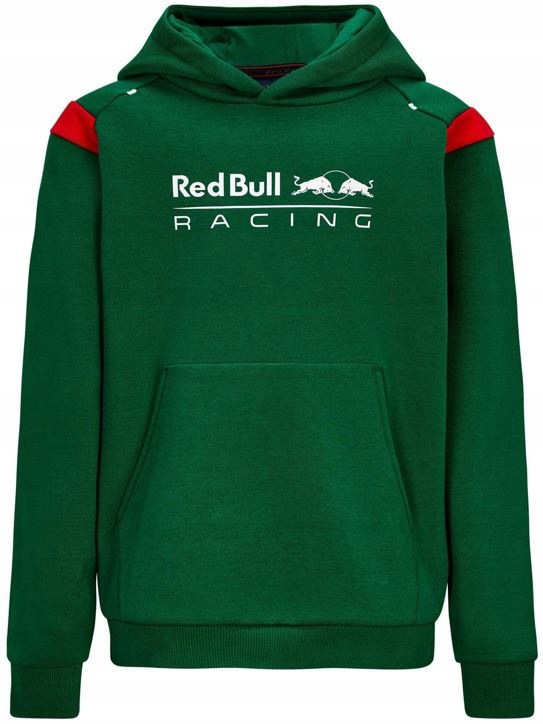 Red Bull Jr Racing F1 Sergio Perez dětská mikina s kapucí, zelená